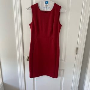 Calvin Klein red dress